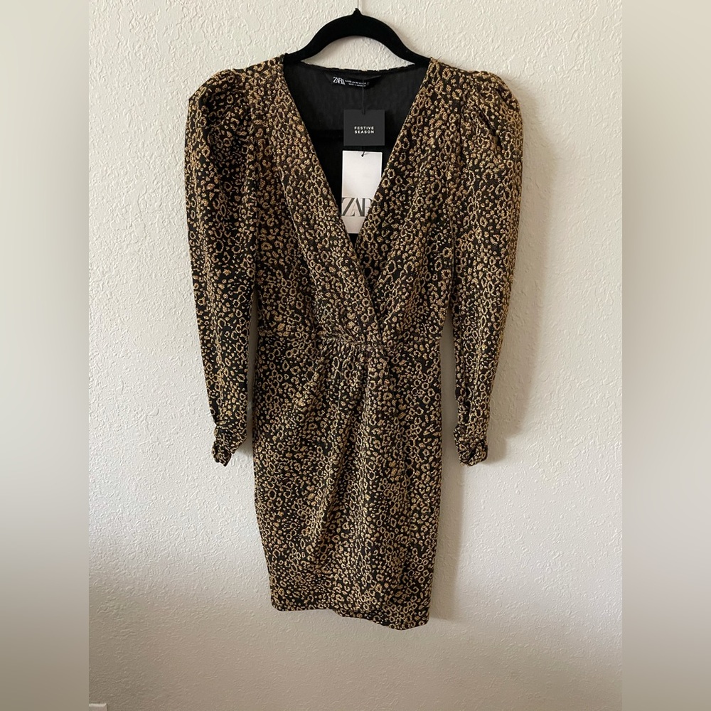 Zara Leopard Print Dress